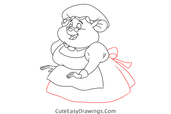 how to draw mrs judson from the great mouse detective - www.cuteeasydrawings.com