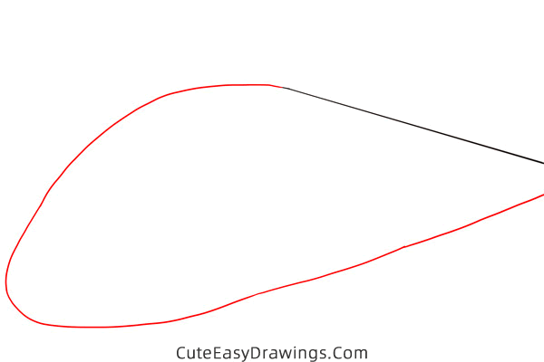how to draw a bullet train - www.cuteeasydrawings.com