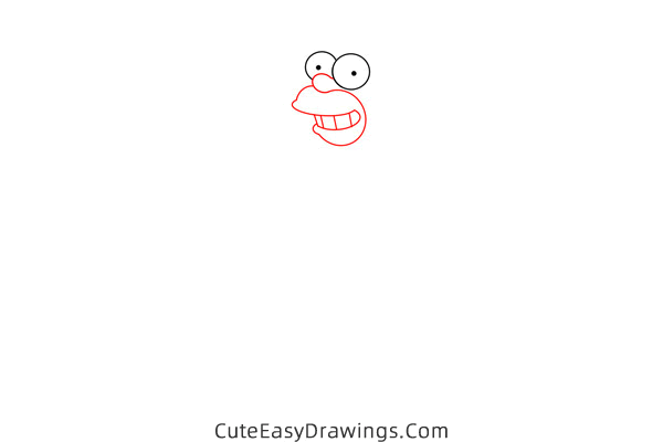 how to draw homer simpson from the simpsons - www.cuteeasydrawings.com
