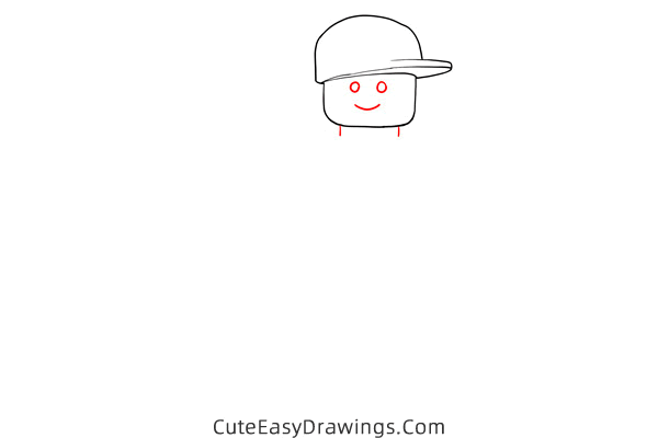 how to draw a lego person - www.cuteeasydrawings.com