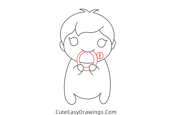 how to draw a baby easy - www.cuteeasydrawings.com