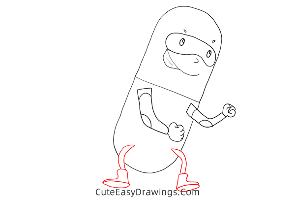 how to draw a cartoon capsule - www.cuteeasydrawings.com