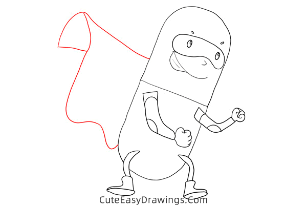 how to draw a cartoon capsule - www.cuteeasydrawings.com