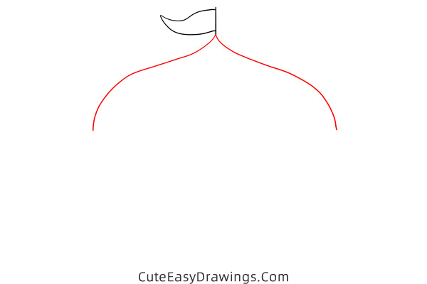 how to draw a circus tent - www.cuteeasydrawings.com