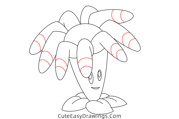 how to draw boomerang from plants vs zombies - www.cuteeasydrawings.com