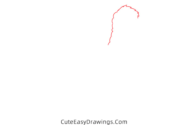 how to draw an alpaca easy - www.cuteeasydrawings.com