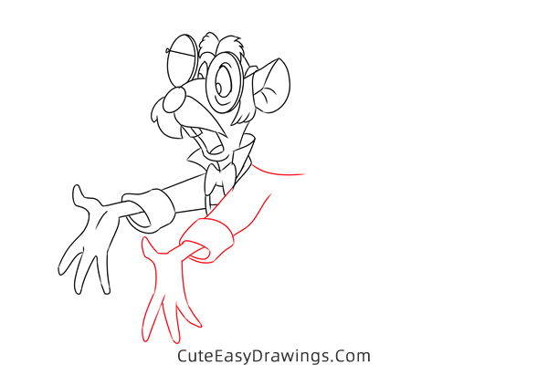 how to draw mr flaversham from the great mouse detective - www.cuteeasydrawings.com
