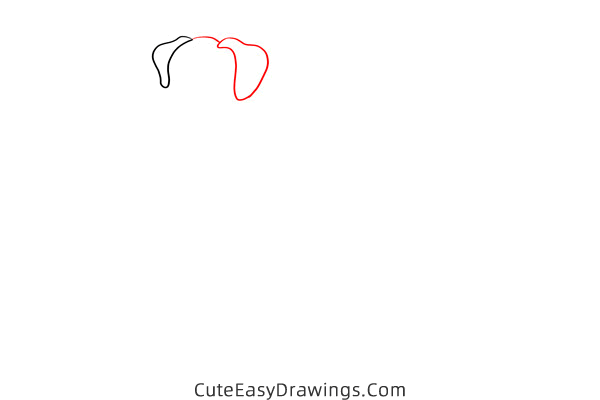 how to draw a boxer dog - www.cuteeasydrawings.com