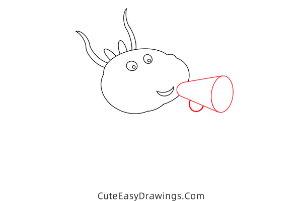how to draw madame gazelle from peppa pig - www.cuteeasydrawings.com