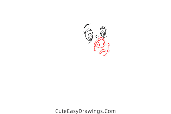 how to draw hen wen the pig from the black cauldron - www.cuteeasydrawings.com