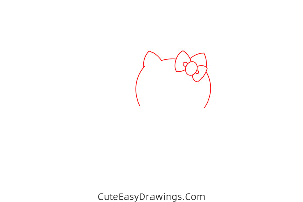 how to draw hello kitty bathing - www.cuteeasydrawings.com