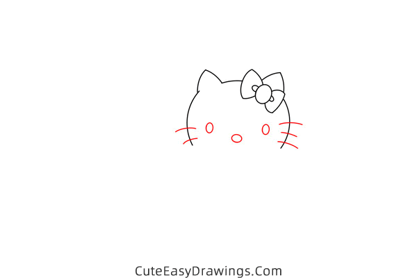 how to draw hello kitty bathing - www.cuteeasydrawings.com