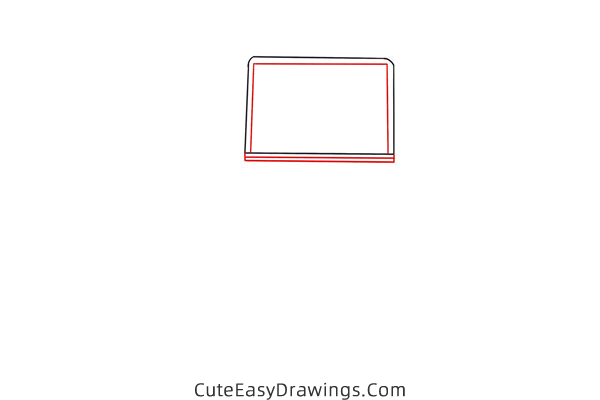 how to draw a refrigerator - www.cuteeasydrawings.com