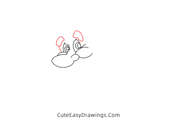 how to draw santa claus profile - www.cuteeasydrawings.com