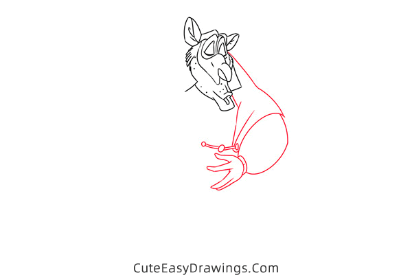 how to draw ratigan from the great mouse detective - www.cuteeasydrawings.com