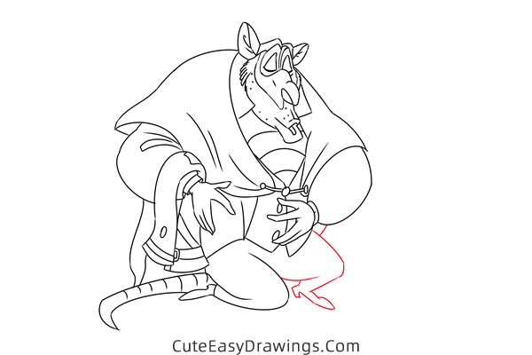 how to draw ratigan from the great mouse detective - www.cuteeasydrawings.com