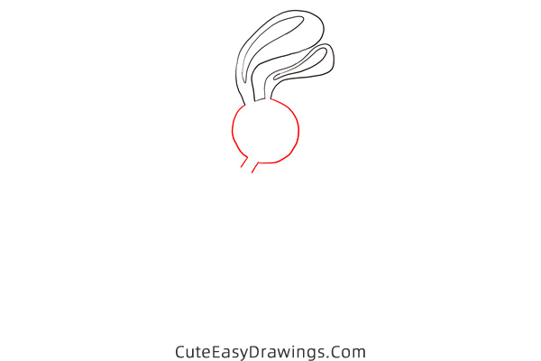how to draw a funny rabbit - www.cuteeasydrawings.com