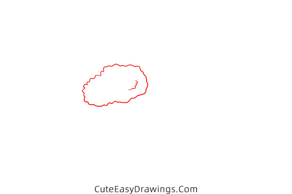 how to draw a broccoli - www.cuteeasydrawings.com