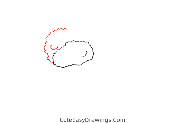 how to draw a broccoli - www.cuteeasydrawings.com