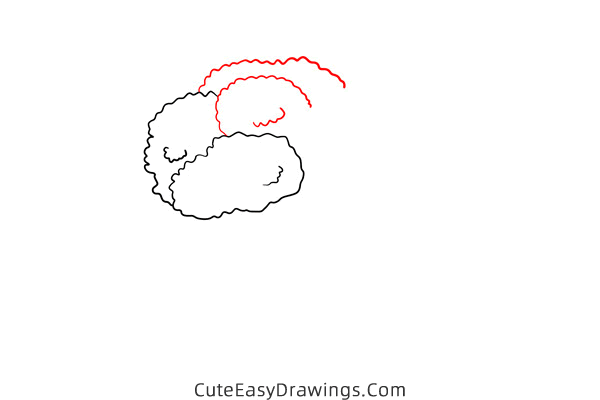 how to draw a broccoli - www.cuteeasydrawings.com