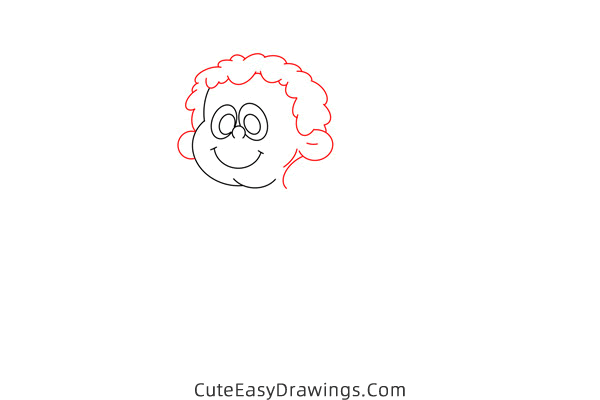 how to draw a christmas angel - www.cuteeasydrawings.com