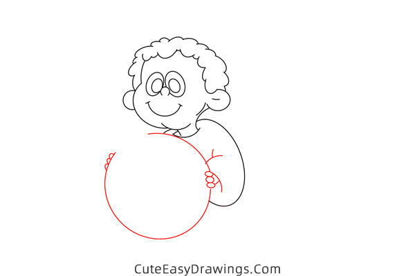 how to draw a christmas angel - www.cuteeasydrawings.com