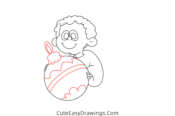 how to draw a christmas angel - www.cuteeasydrawings.com