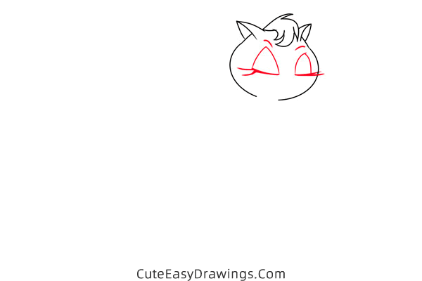 how to draw mewsette the cat - www.cuteeasydrawings.com