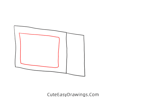 how to draw a microwave oven - www.cuteeasydrawings.com