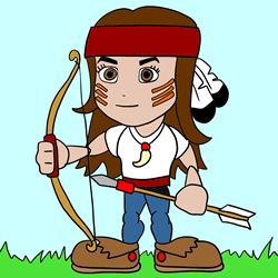 How to Draw a Native American Hunter Step by Step