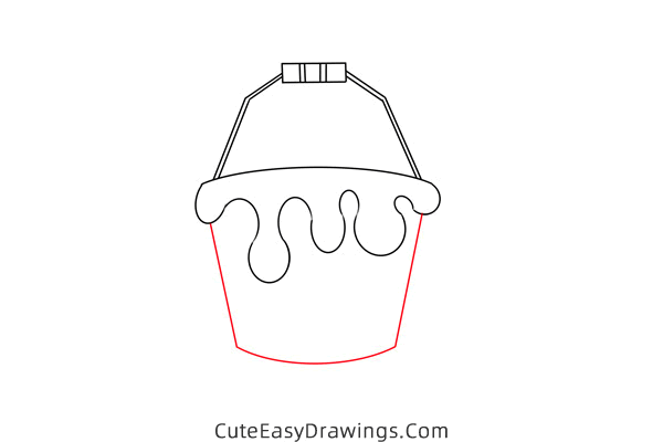 how to draw a paint bucket - www.cuteeasydrawings.com