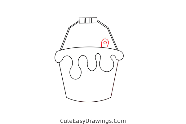how to draw a paint bucket - www.cuteeasydrawings.com