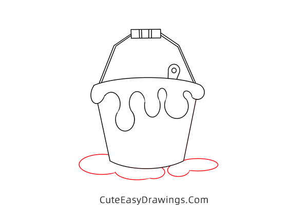 how to draw a paint bucket - www.cuteeasydrawings.com
