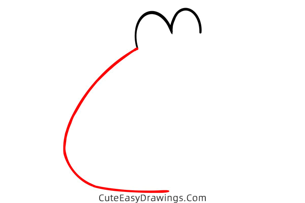 how to draw a frog easy - www.cuteeasydrawings.com