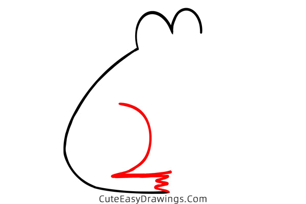 how to draw a frog easy - www.cuteeasydrawings.com