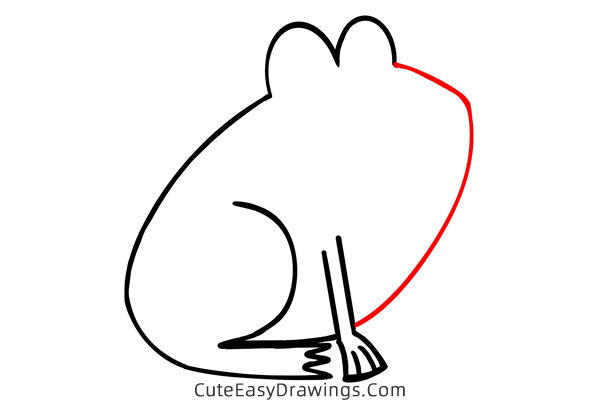 how to draw a frog easy - www.cuteeasydrawings.com