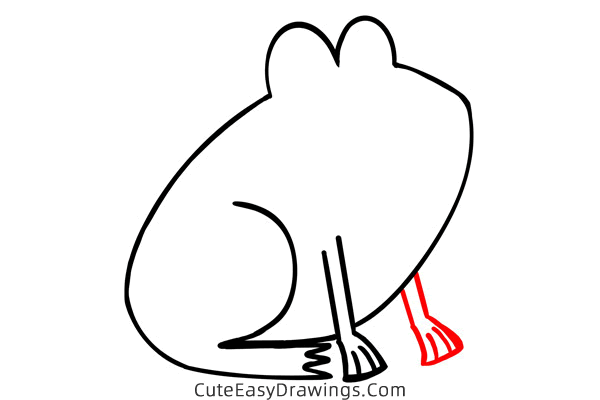 how to draw a frog easy - www.cuteeasydrawings.com