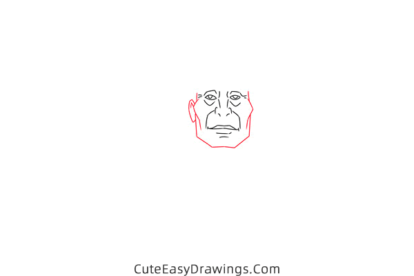 how to draw chief powhatan from pocahontas - www.cuteeasydrawings.com