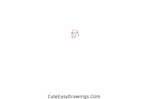 how to draw a snow goose - www.cuteeasydrawings.com