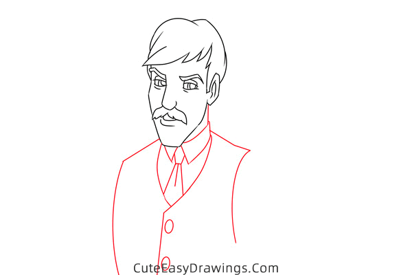 how to draw jim dear from lady and the tramp - www.cuteeasydrawings.com