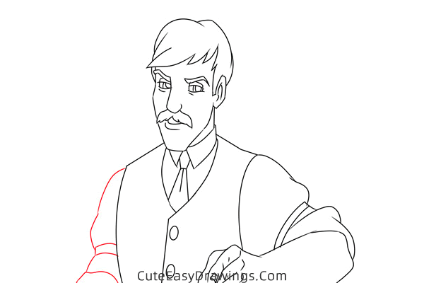 how to draw jim dear from lady and the tramp - www.cuteeasydrawings.com