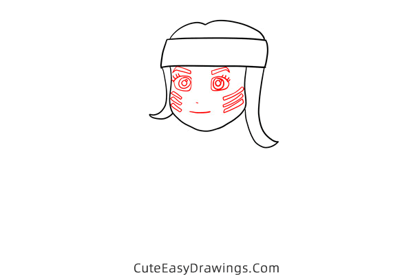 how to draw a native american hunter - www.cuteeasydrawings.com