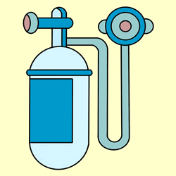 How to Draw an Oxygen Tank Step by Step