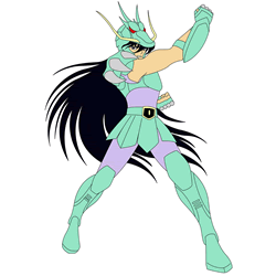 How to Draw Dragon Shiryu from Saint Seiya Step by Step