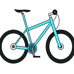 How to Draw a Bike Step by Step