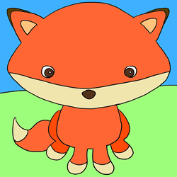 How to Draw a Cute Fox Step by Step