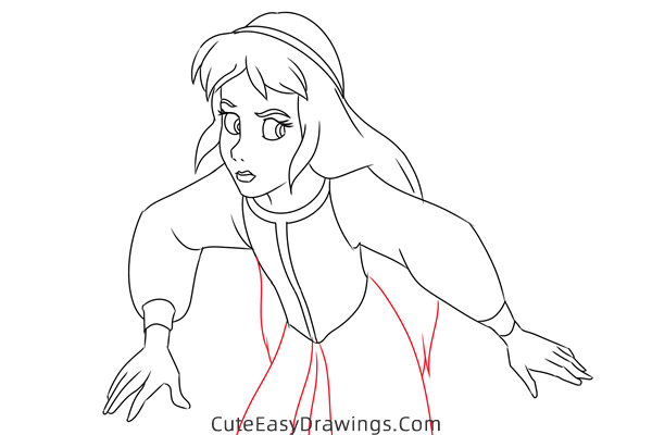 how to draw eilonwy the princess - www.cuteeasydrawings.com
