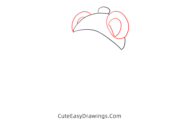 how to draw happy chinese new year panda - www.cuteeasydrawings.com