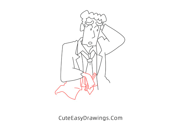 how to draw hiroshi nohara from crayon shin chan - www.cuteeasydrawings.com