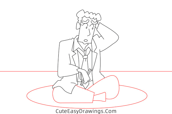 how to draw hiroshi nohara from crayon shin chan - www.cuteeasydrawings.com